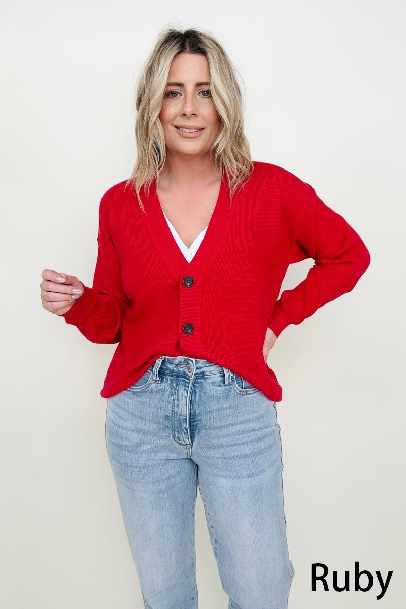 Zenana Viscose Sweater Cardigan