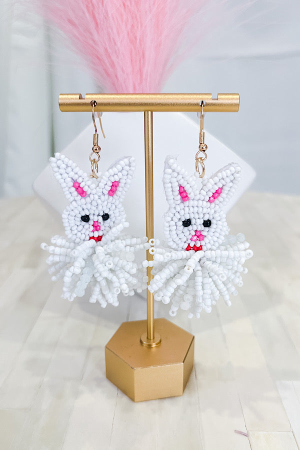 Hop On Over Beaded Earring