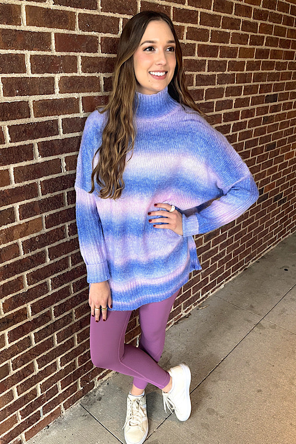 Cotton Candy Striped Sweater