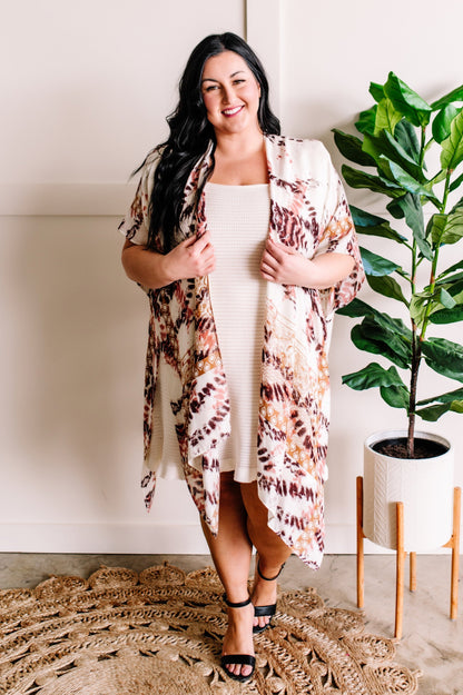 Sweater Knit Dress In Ivory with Back Detail