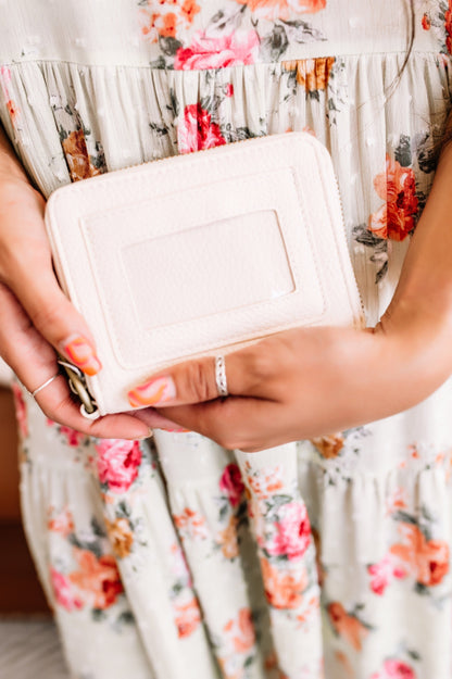 Joy Susan Mini Pixie Wallet In Ivory