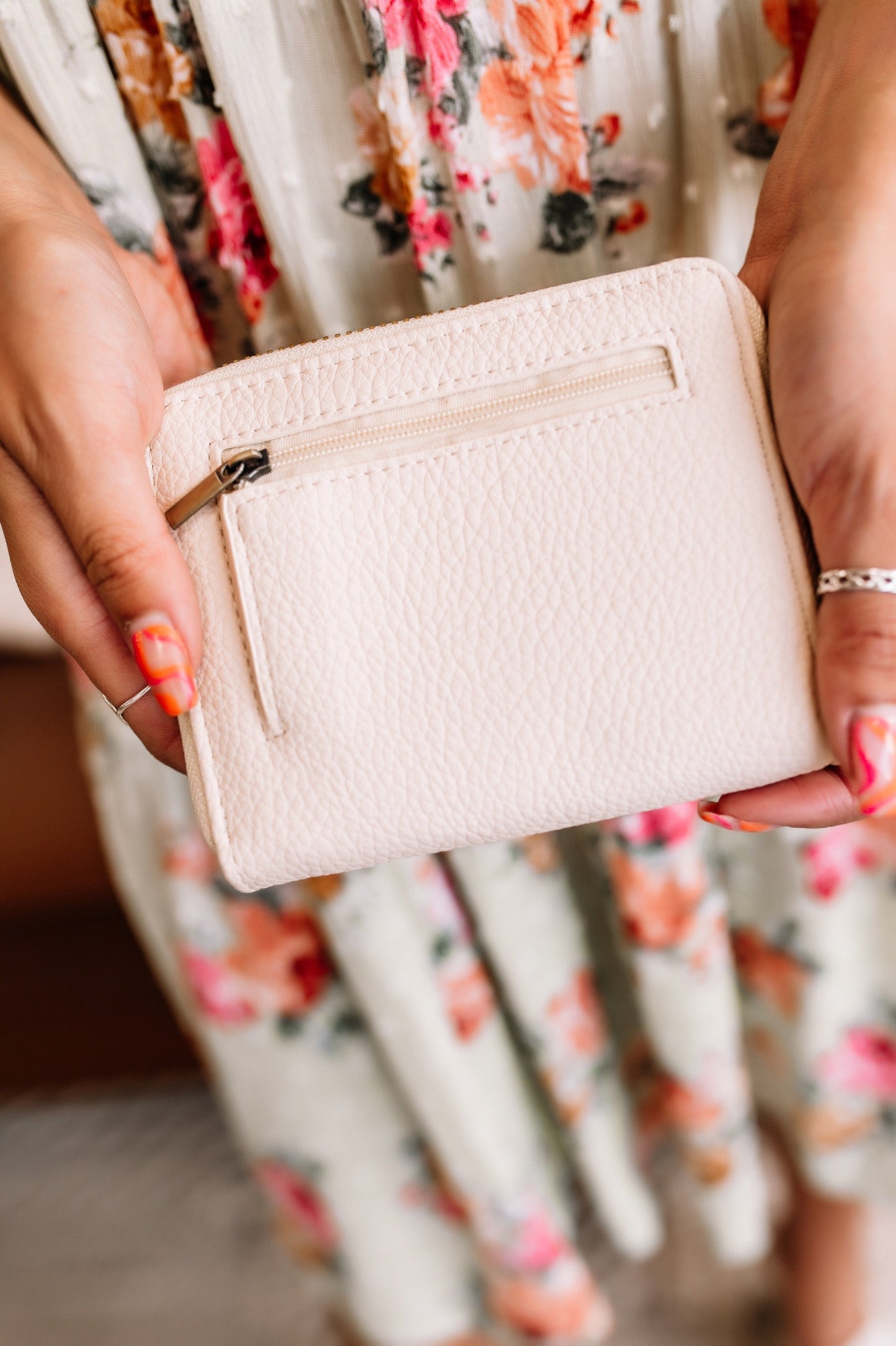 Joy Susan Mini Pixie Wallet In Ivory