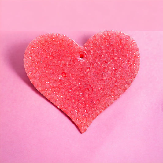 Pink Valentine Heart Freshie