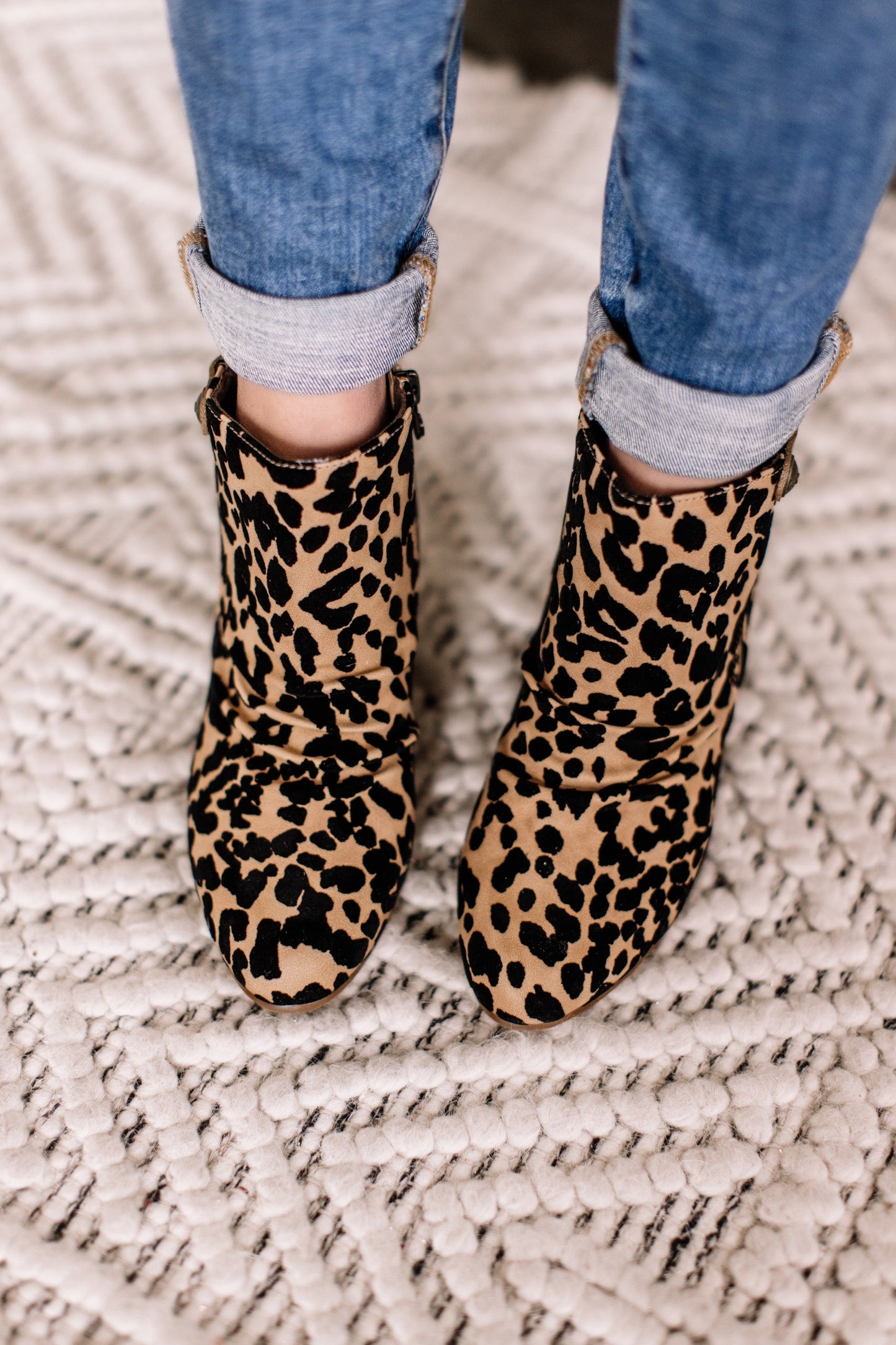 Blowfish Wedge Booties In Cheetah Print