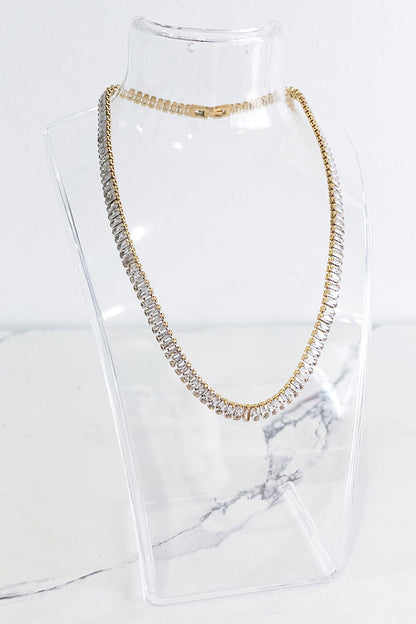 Natural Elements Pave Diamond Necklace