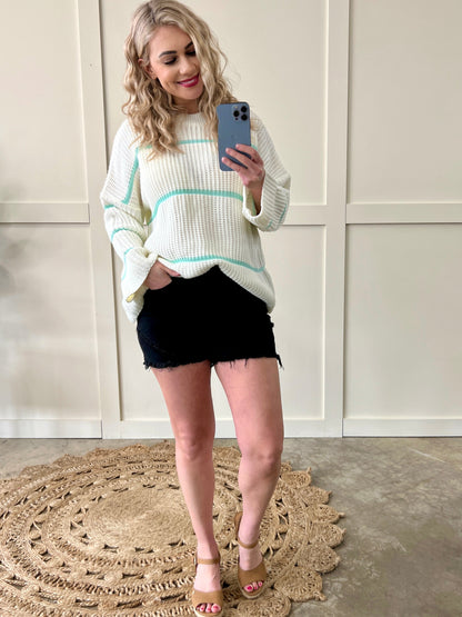 A Part Mint Sweater