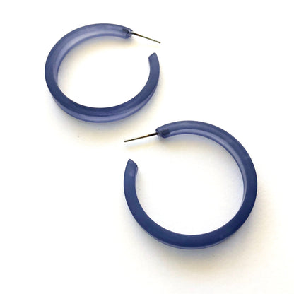 Phoenix Frosted Hoop Earrings