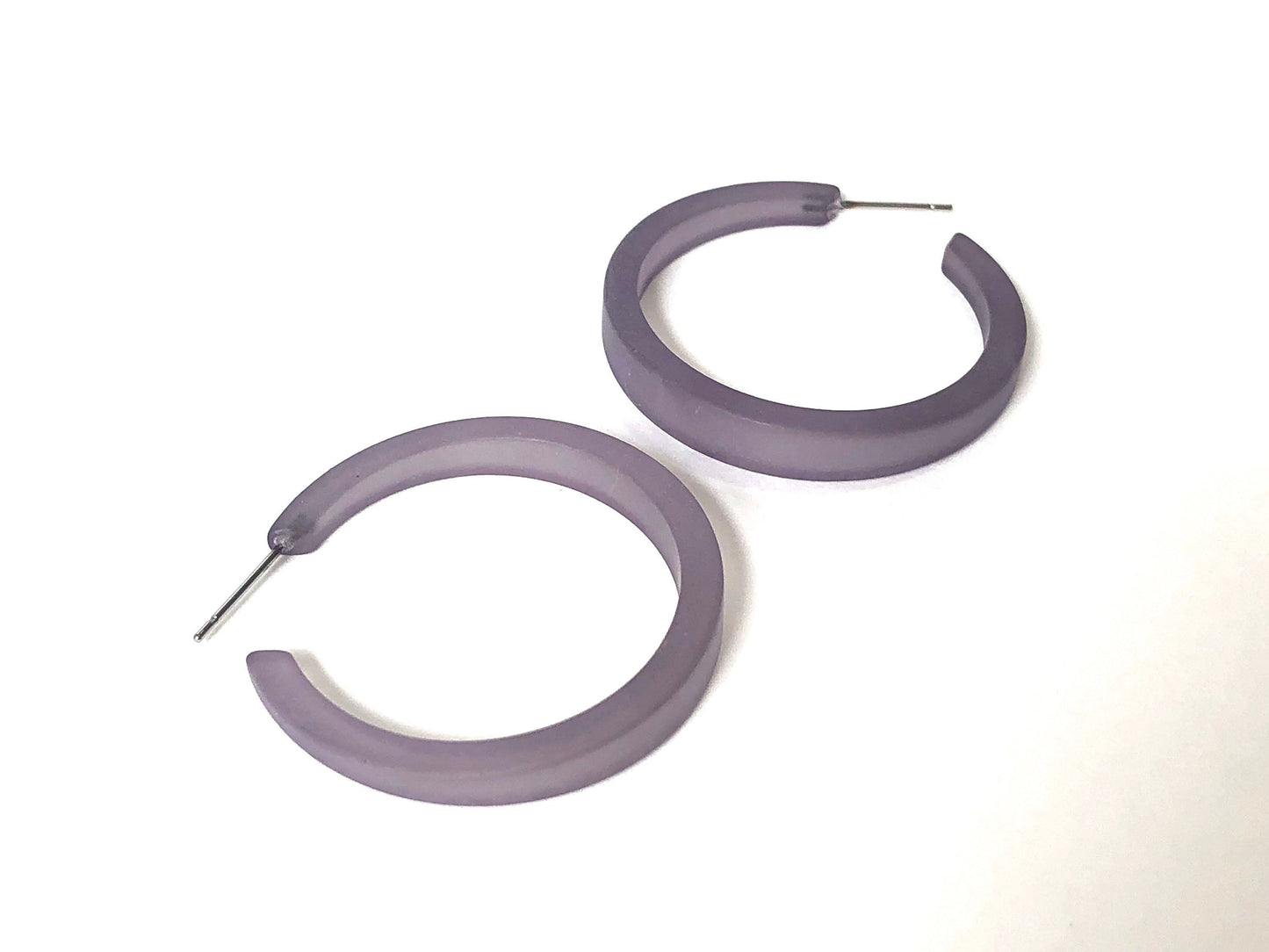 Phoenix Frosted Hoop Earrings