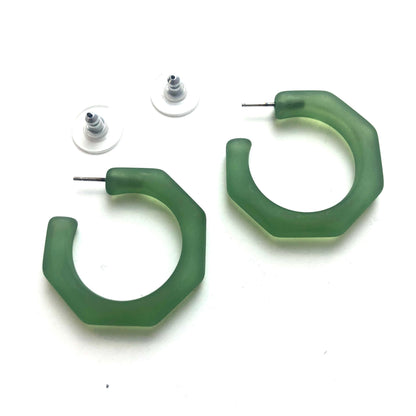 Kay Octagon Hoop Earrings