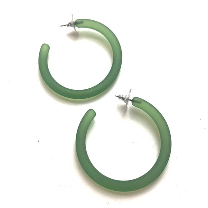 XL Jelly Hoop Earrings - 2 inch