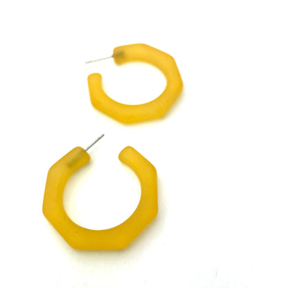 Kay Octagon Hoop Earrings