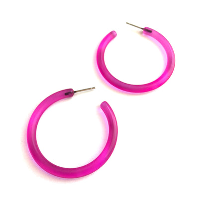 XL Jelly Hoop Earrings - 2 inch