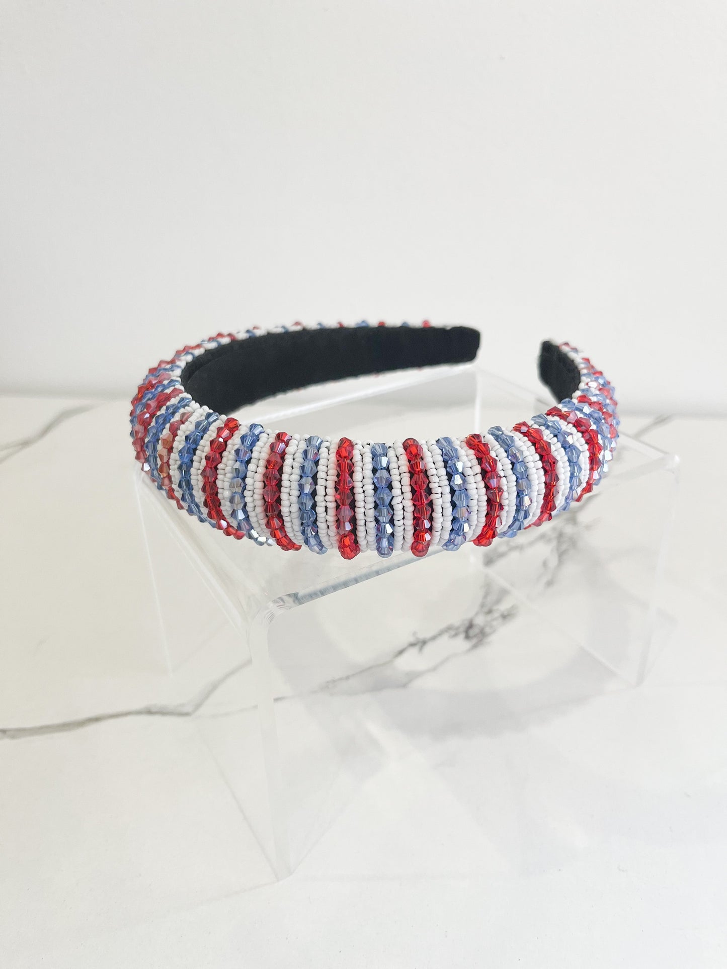 Liberty Mini Stripe Beaded Headband