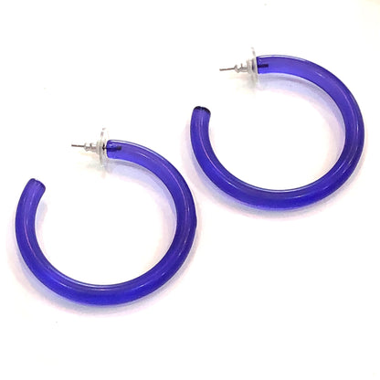 XL Jelly Hoop Earrings - 2 inch