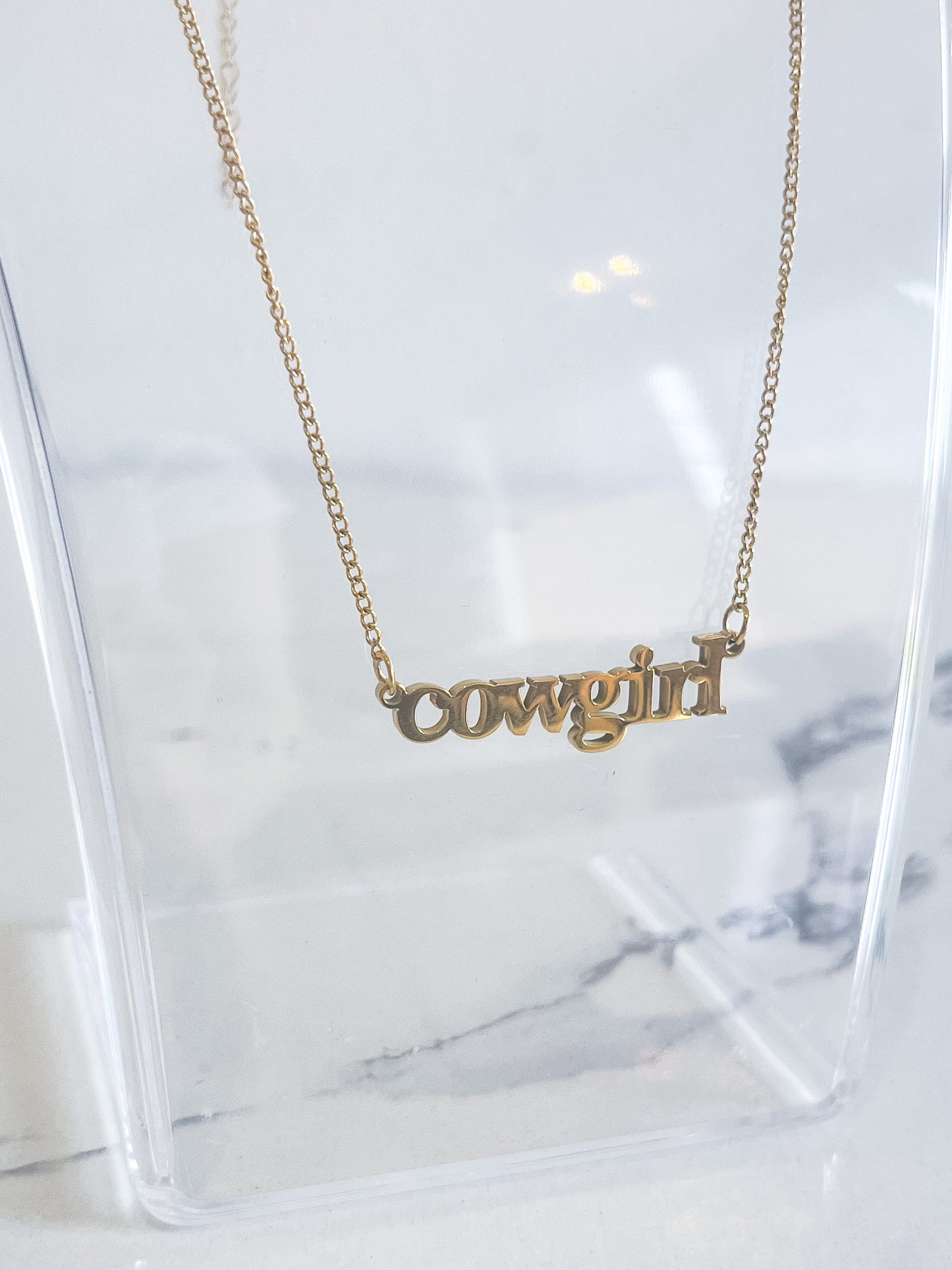 COWGIRL Gold Necklace