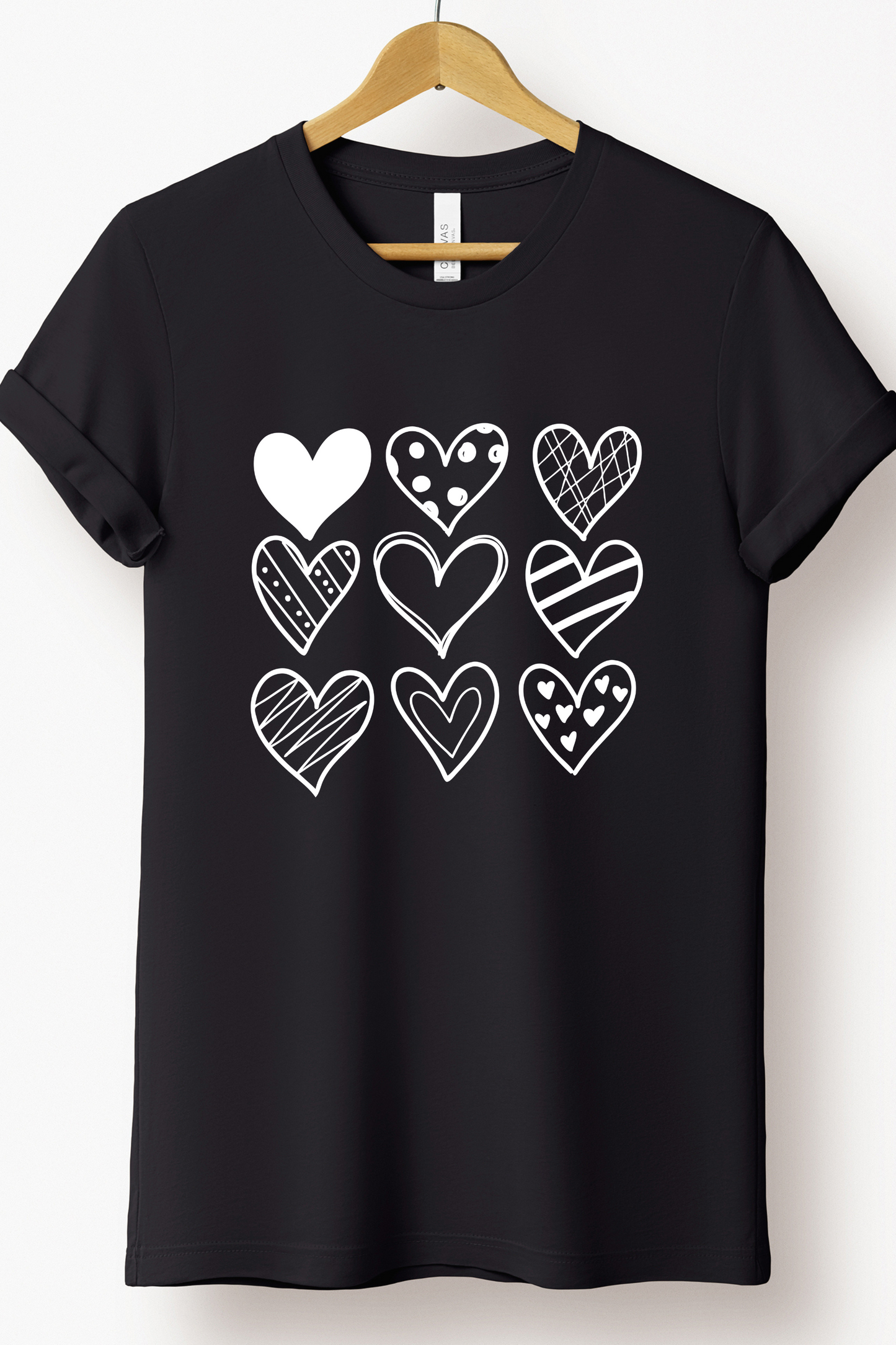 MULTIHEART TEE (BELLA CANVAS)