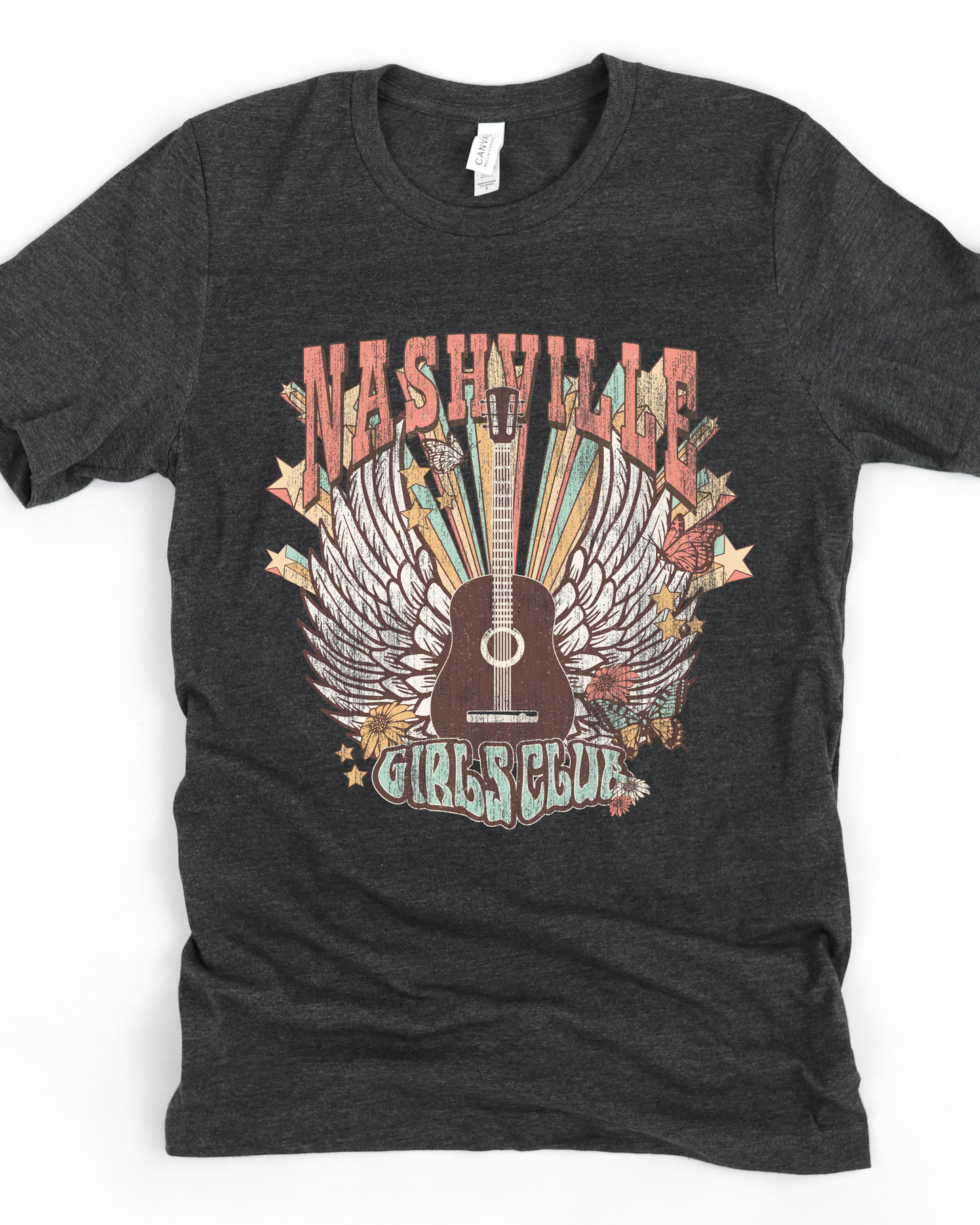 NASHVILLE GIRLS CLUB TEE(BELLA CANVAS)