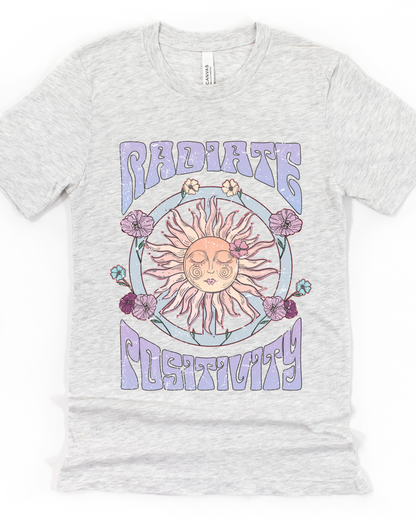 RADIATE POSITIVITY TEE(BELLA CANVAS)