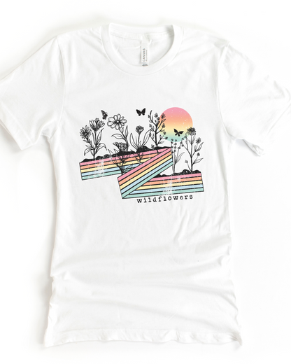 WILDFLOWERS TEE(BELLA CANVAS)