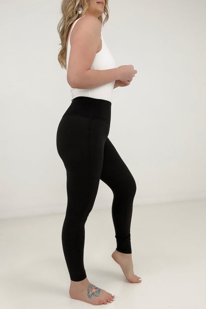 Zenana Brushed Microfiber Full Length Leggings