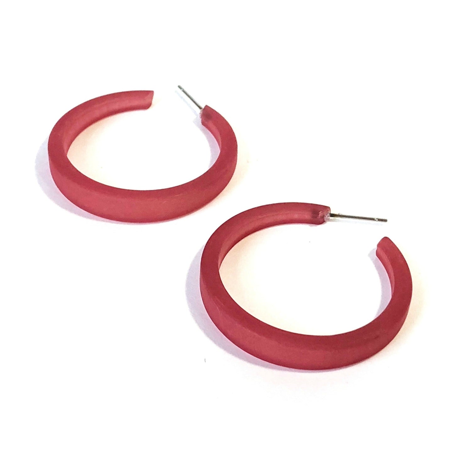 Phoenix Frosted Hoop Earrings