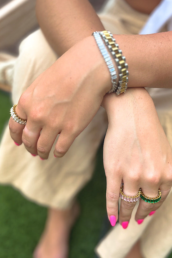 Natural Elements Silver Chain Bracelet