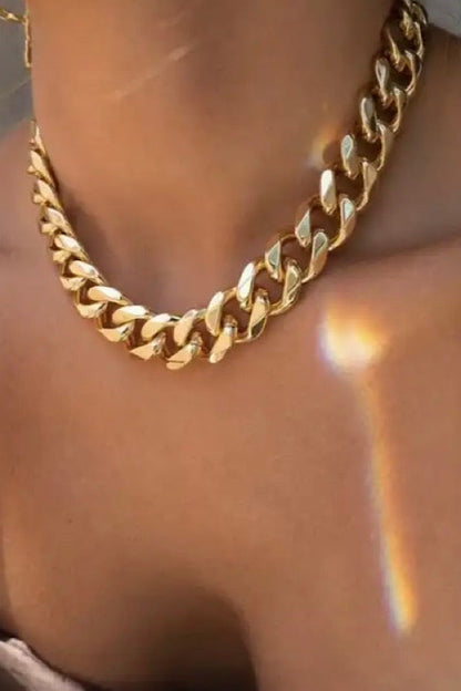 Natural Elements Gold Chunky Chain Necklace