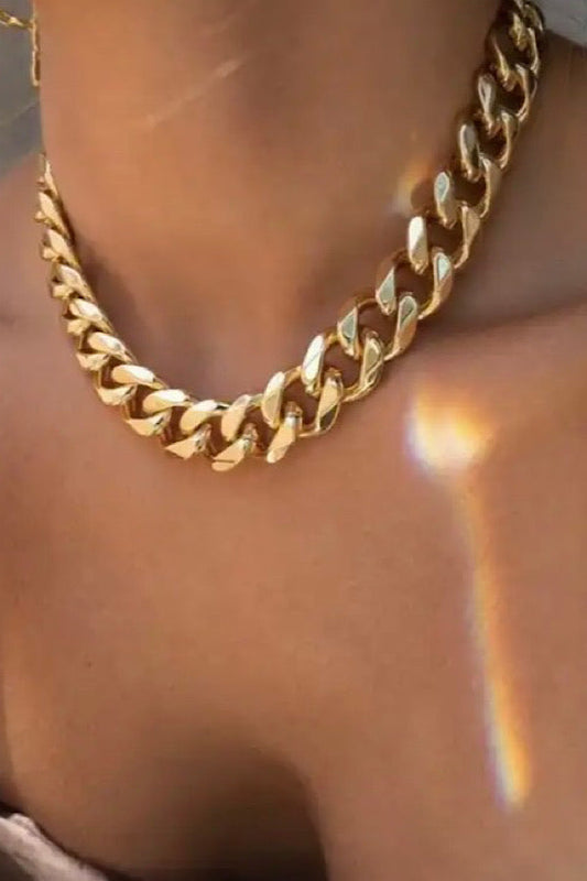 Natural Elements Gold Chunky Chain Necklace