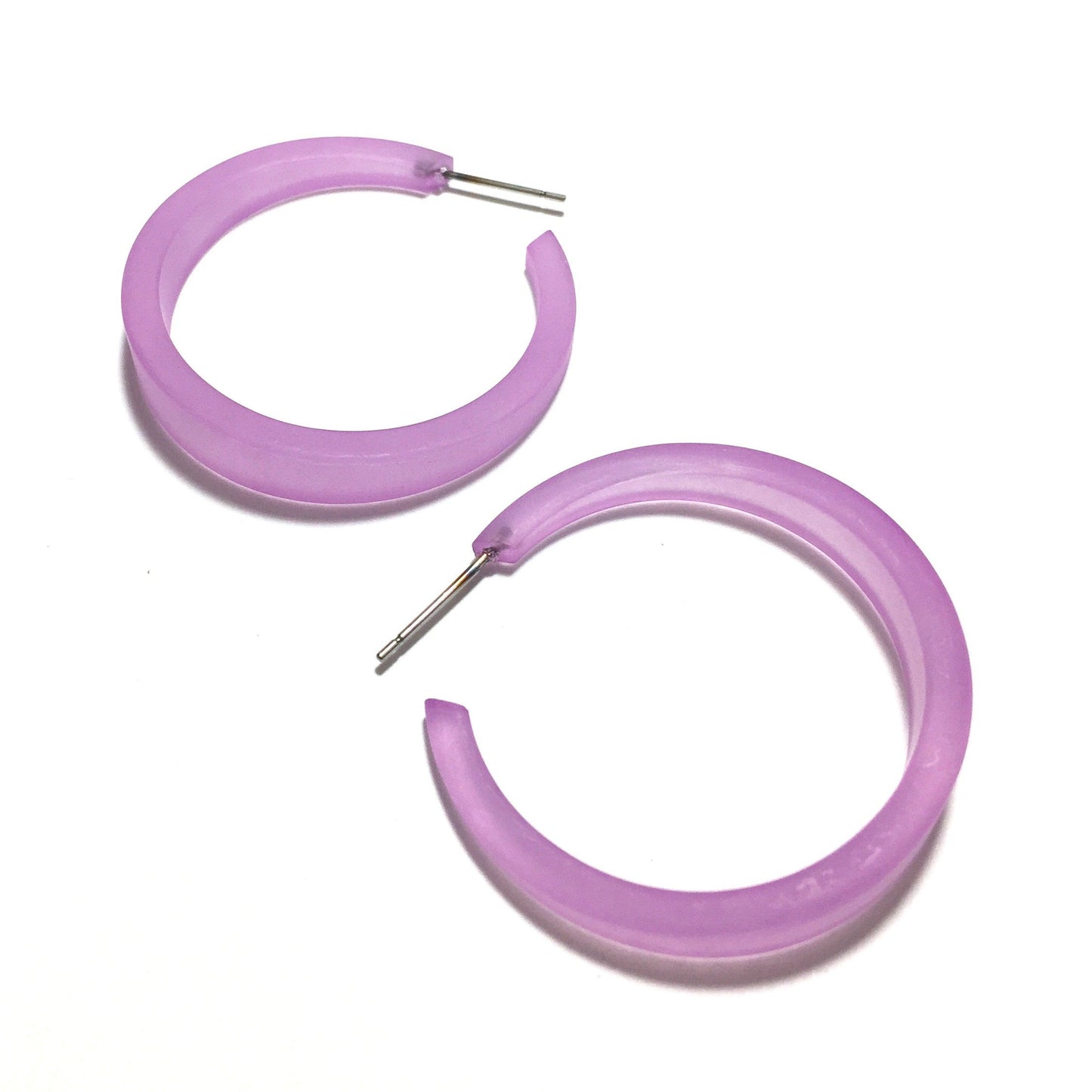 Phoenix Frosted Hoop Earrings