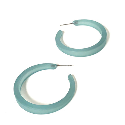 Phoenix Frosted Hoop Earrings