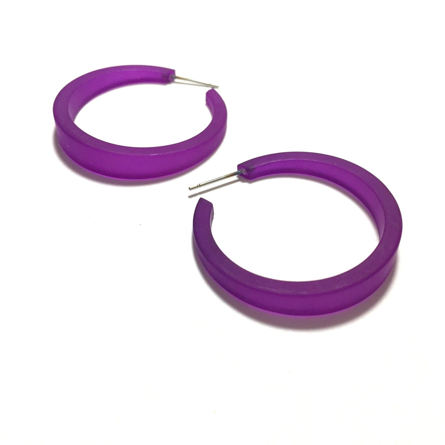 Phoenix Frosted Hoop Earrings